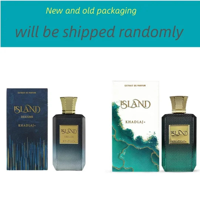 Khadlaj Island Dreams for Unisex Extrait de Parfum Spray, 3.4 Ounce