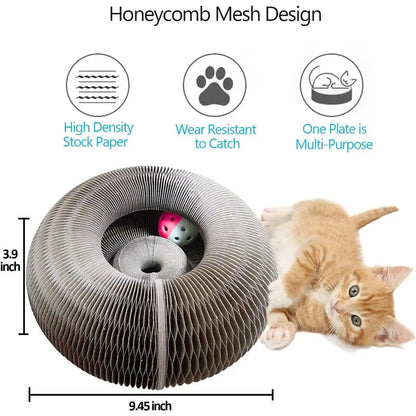 🔥-25% Magic Organ Cat Scratcher Board Cat Ball Adventure The Ultimate Interactive Mental Physical Exercise for Indoor Cats Toy