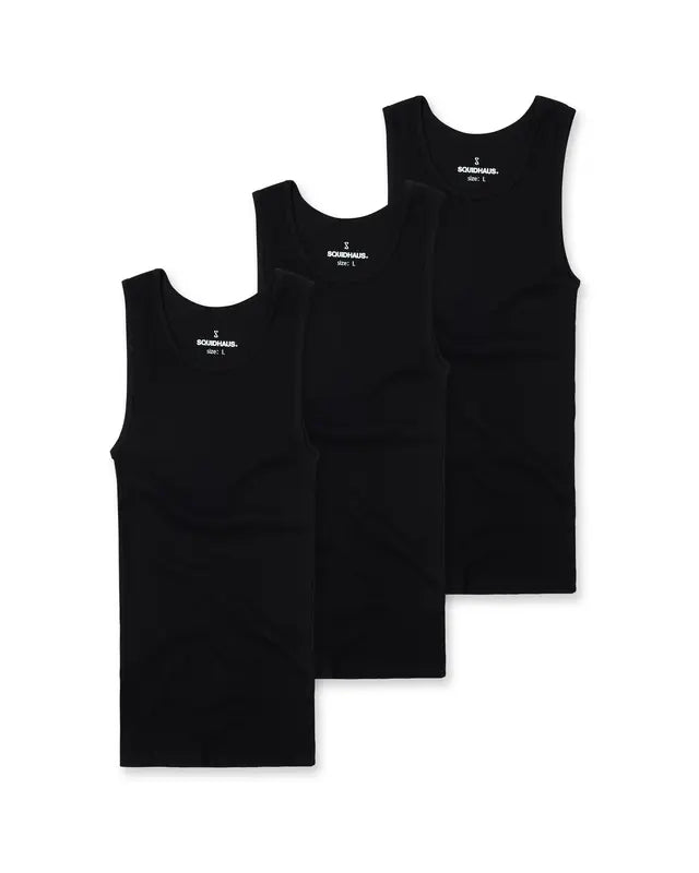 🔥Premium Ultra-Soft Cotton Fitted Tank 3 Pack(Only 49.8$)