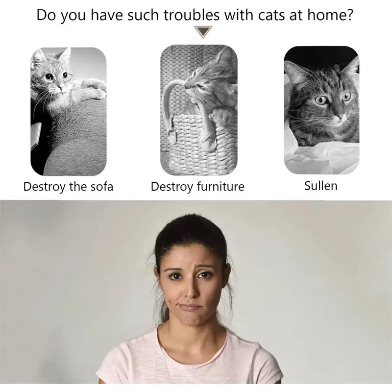 🔥-25% Magic Organ Cat Scratcher Board Cat Ball Adventure The Ultimate Interactive Mental Physical Exercise for Indoor Cats Toy