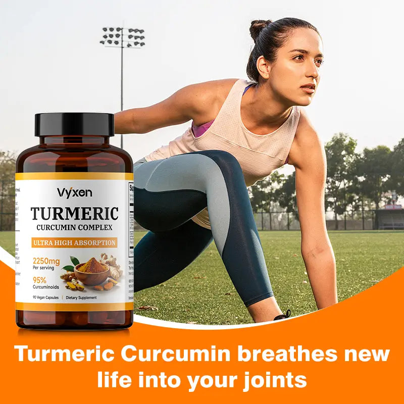 🔥Turmeric Nutrition Curcumin  High Absorption, 30-Day supply, Fitness Healthcare