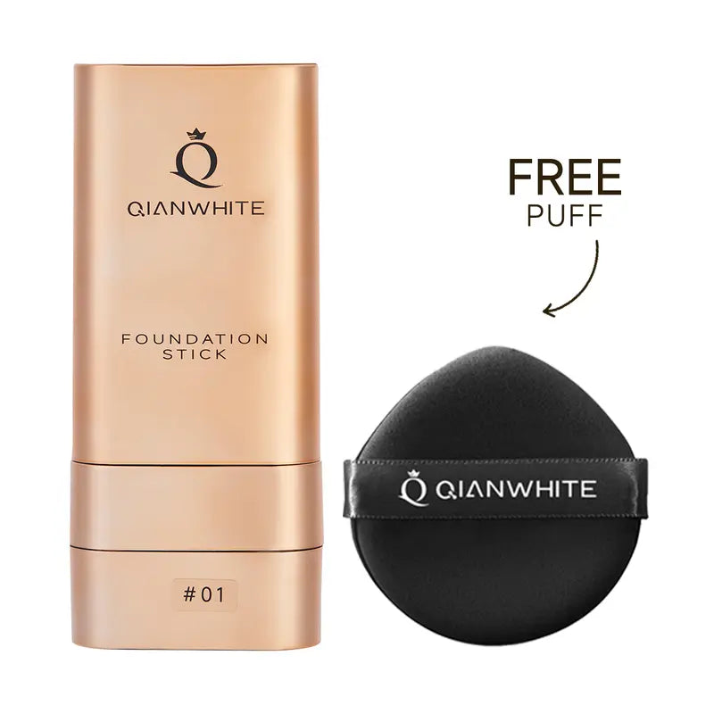 🔥BUY MORE SAVE MOREQIANWHITE Clear Radiance Skin Foundation Stick – A Waterproof, Long-Wearing, and Concealing Foundation Stick that Covers Blemishes for All Skin Tones