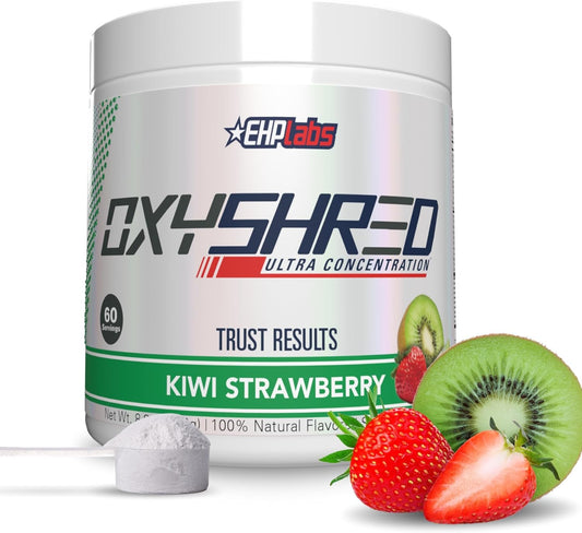 🔥Buy 2 get 1 freeOxyShred Thermogenic Fat Burner by EHPlabs - Weight Loss Supplement,  (Kiwi Strawberry)