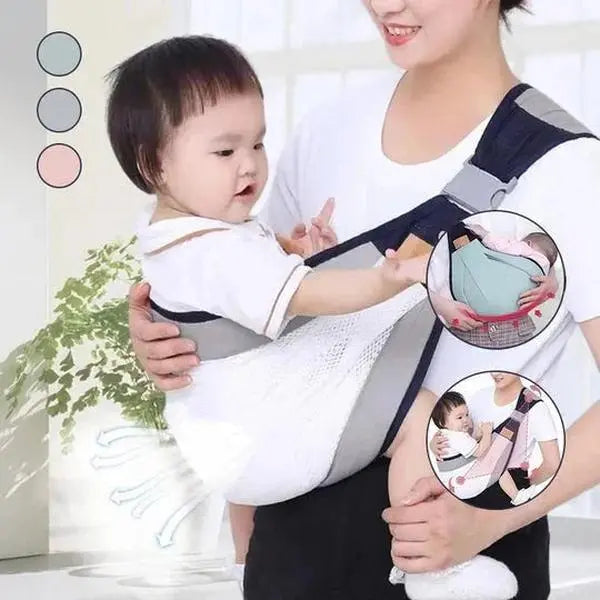 🔥Breathable Baby Wrap Carrier – Lightweight, Secure & Easy to Wear