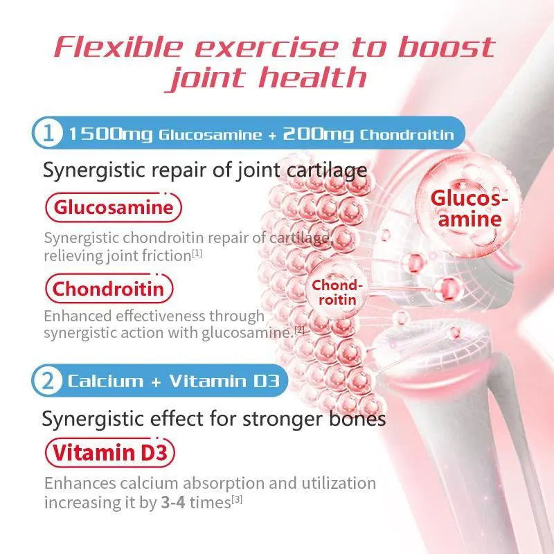 🔥Move Free Advanced Women's Joint Health 7-in-1 Glucosamine Chondroitin Plus Calcium Complex Vitamin Supplements 120 Coated Tablets Healthcare Fitness Dietary