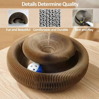 🔥-25% Magic Organ Cat Scratcher Board Cat Ball Adventure The Ultimate Interactive Mental Physical Exercise for Indoor Cats Toy