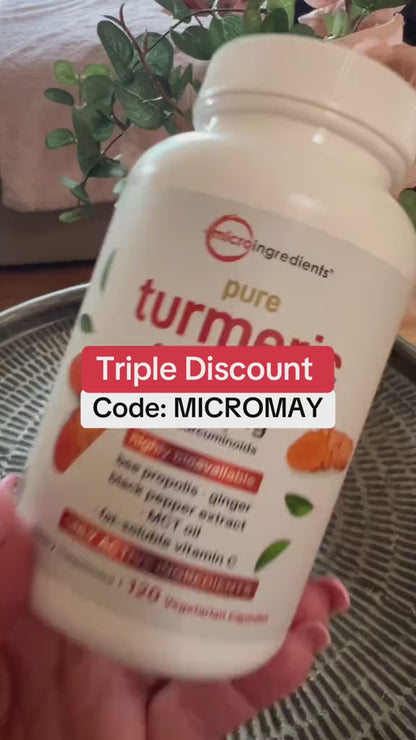 🔥Turmeric Nutrition Curcumin  High Absorption, 30-Day supply, Fitness Healthcare
