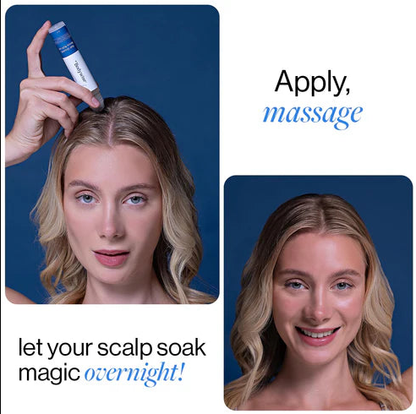 Be Bodywise Avancerad Hårväxt Roll-On-Serum | 3% Rosmarin | 2% Aminexil | 3% Redensyl | 2% Anagain | Präcisionsapplicator för skägg hud | Utan parabener och sulfater | Icke oliv och utan röra