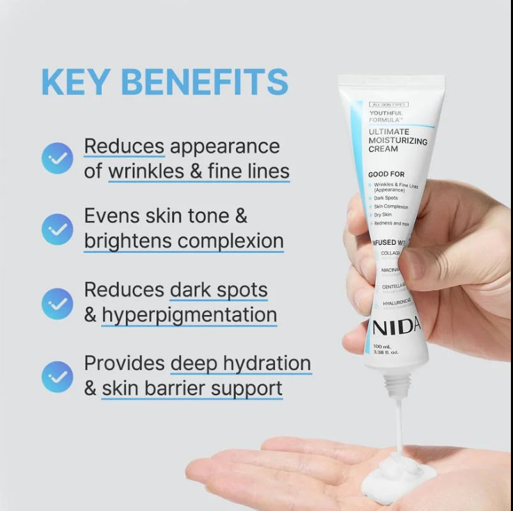NIDA Youthful Formula Ultimate Moisturizing Cream (100mL)